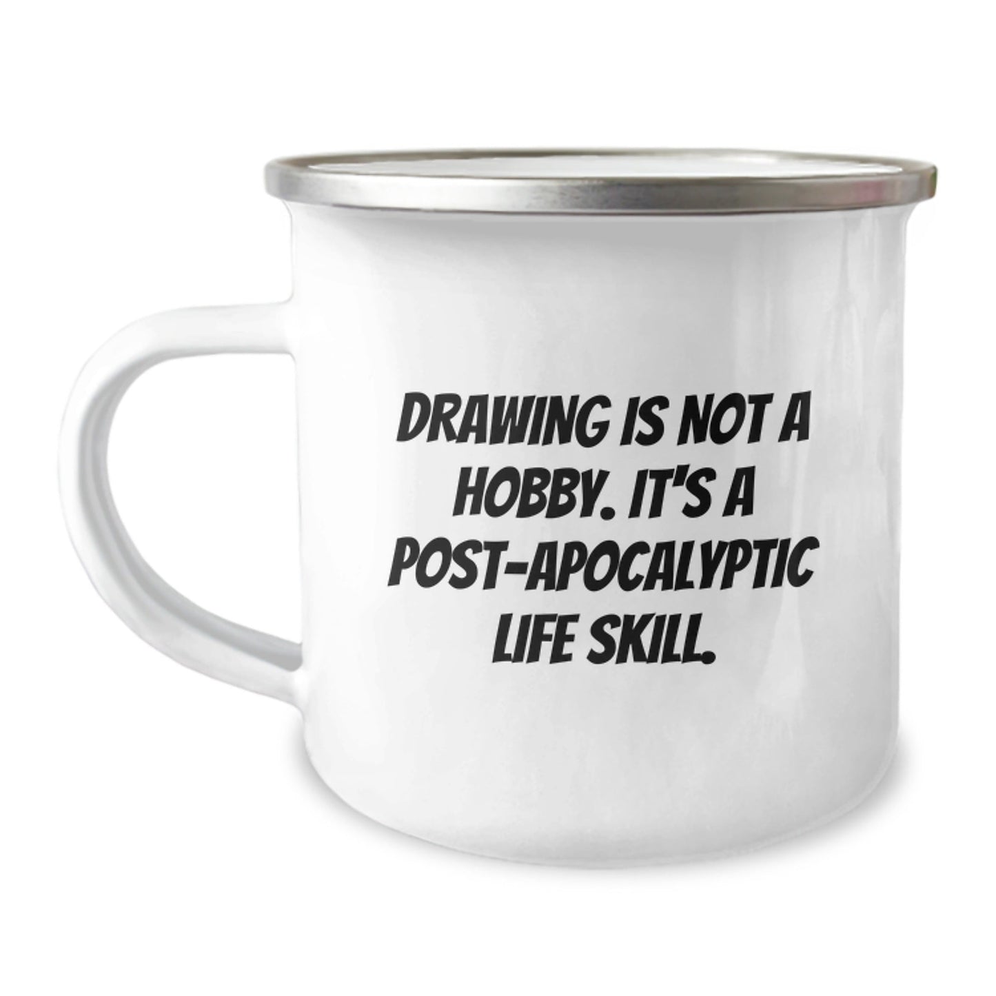 Drawing Gifts for Men - Funny Inspirational Quote Mugs, Gifts from Men, for Drawing Enthusiasts, Graduation Unique Gifts, 12oz Stainless Steel Camping Mug - The Buy Boom