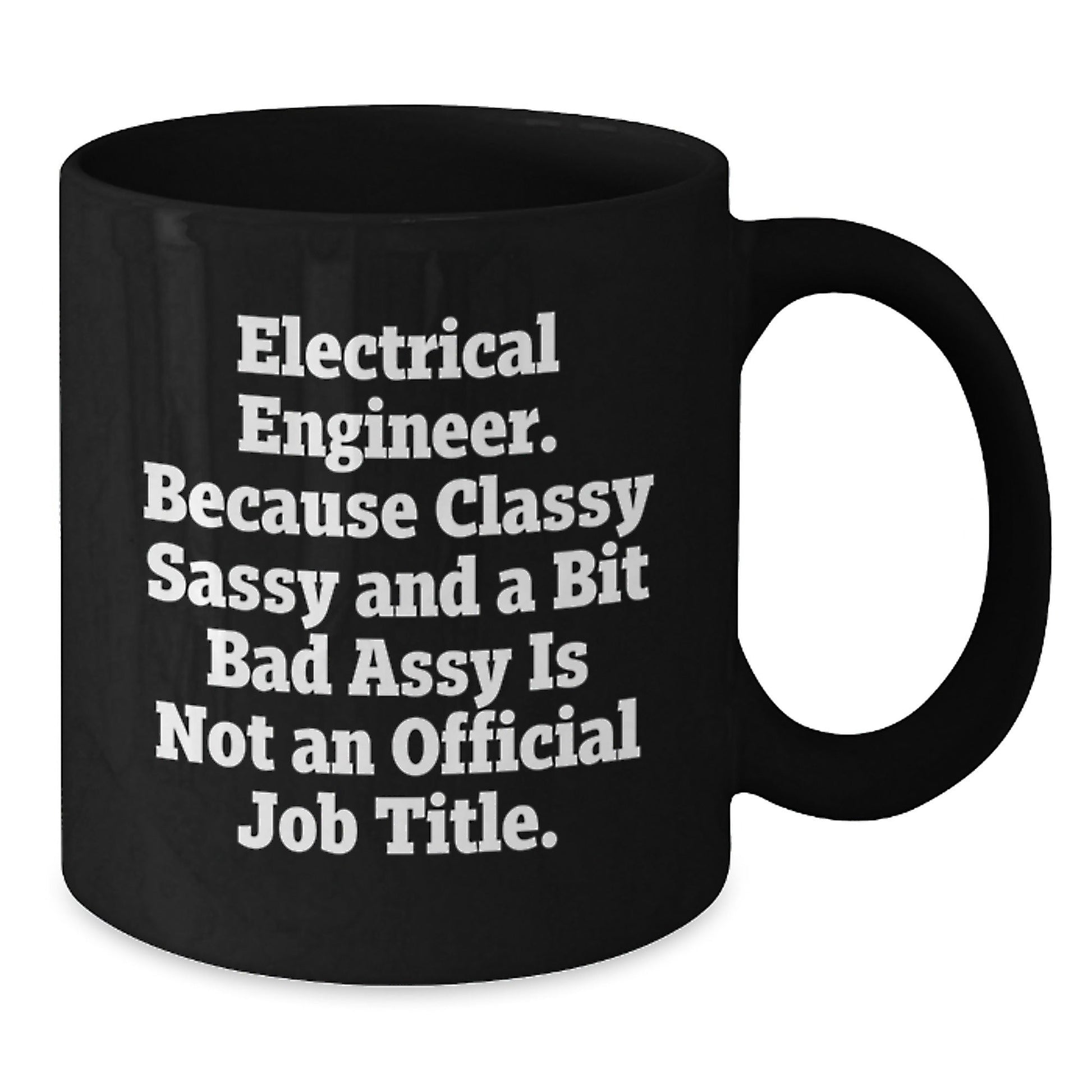 Electrical Engineer Gifts from Friends Black Coffee Mug Christmas Unique Mugs Funny Electrical Engineer - The Buy Boom