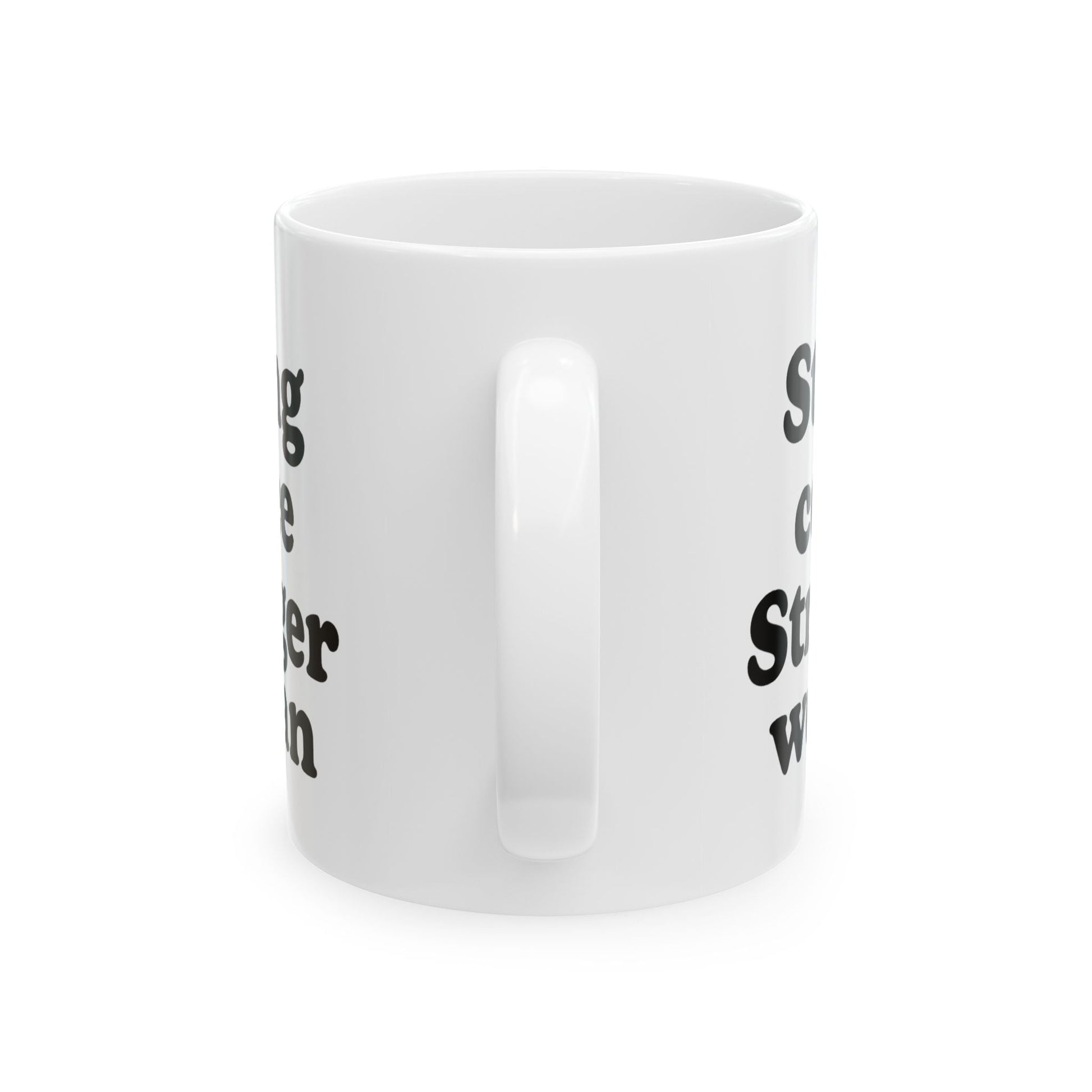 Empowering Ceramic Mug - "Strong Coffee, Stronger Woman" - Perfect Gift for Her - The Buy Boom