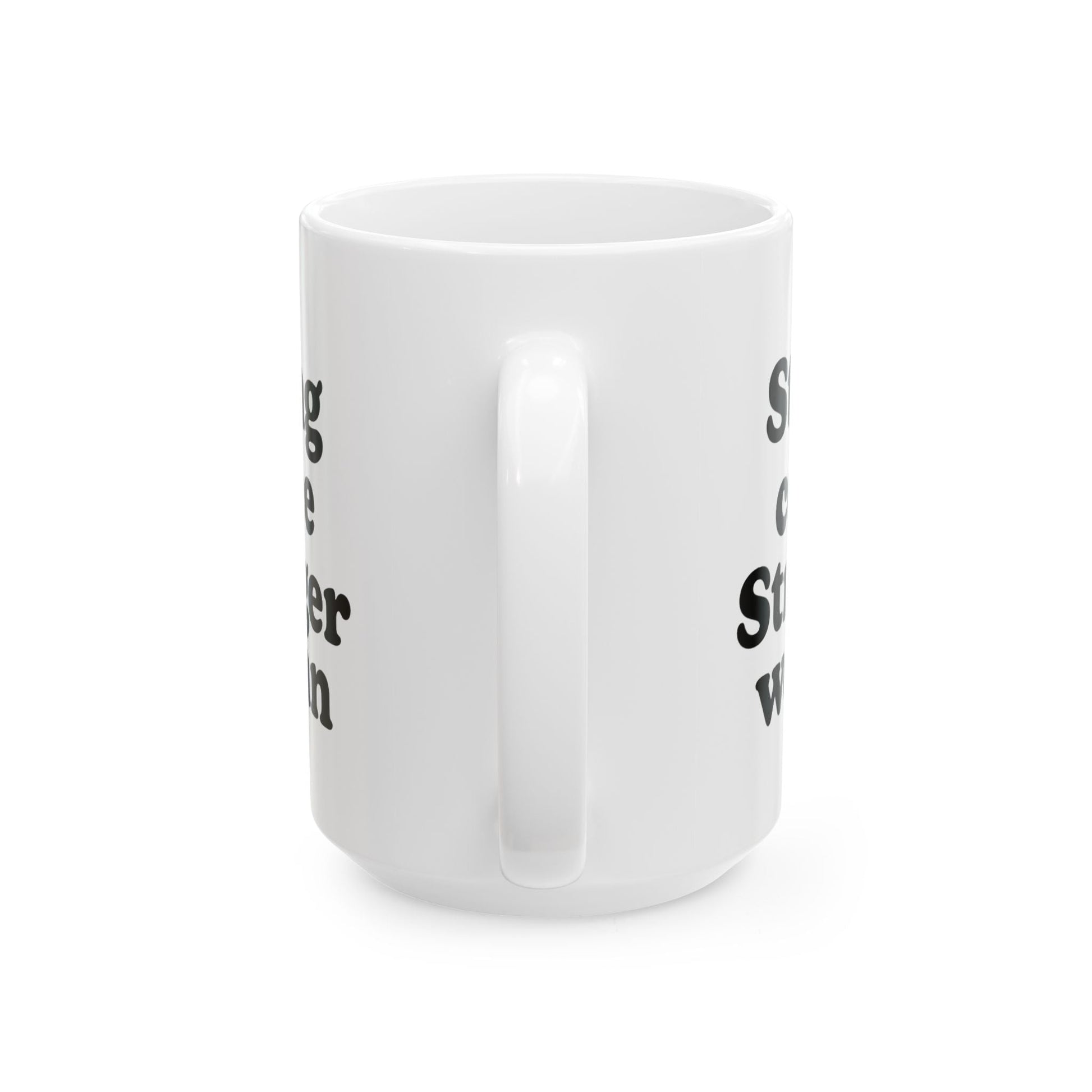 Empowering Ceramic Mug - "Strong Coffee, Stronger Woman" - Perfect Gift for Her - The Buy Boom