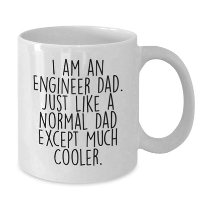Engineer Dad Gifts from Men, White Coffee Mugs with Funny Quote, Graduation Unique Gifts for Engineer - The Buy Boom