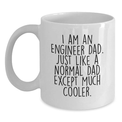 Engineer Dad Gifts from Men, White Coffee Mugs with Funny Quote, Graduation Unique Gifts for Engineer - The Buy Boom