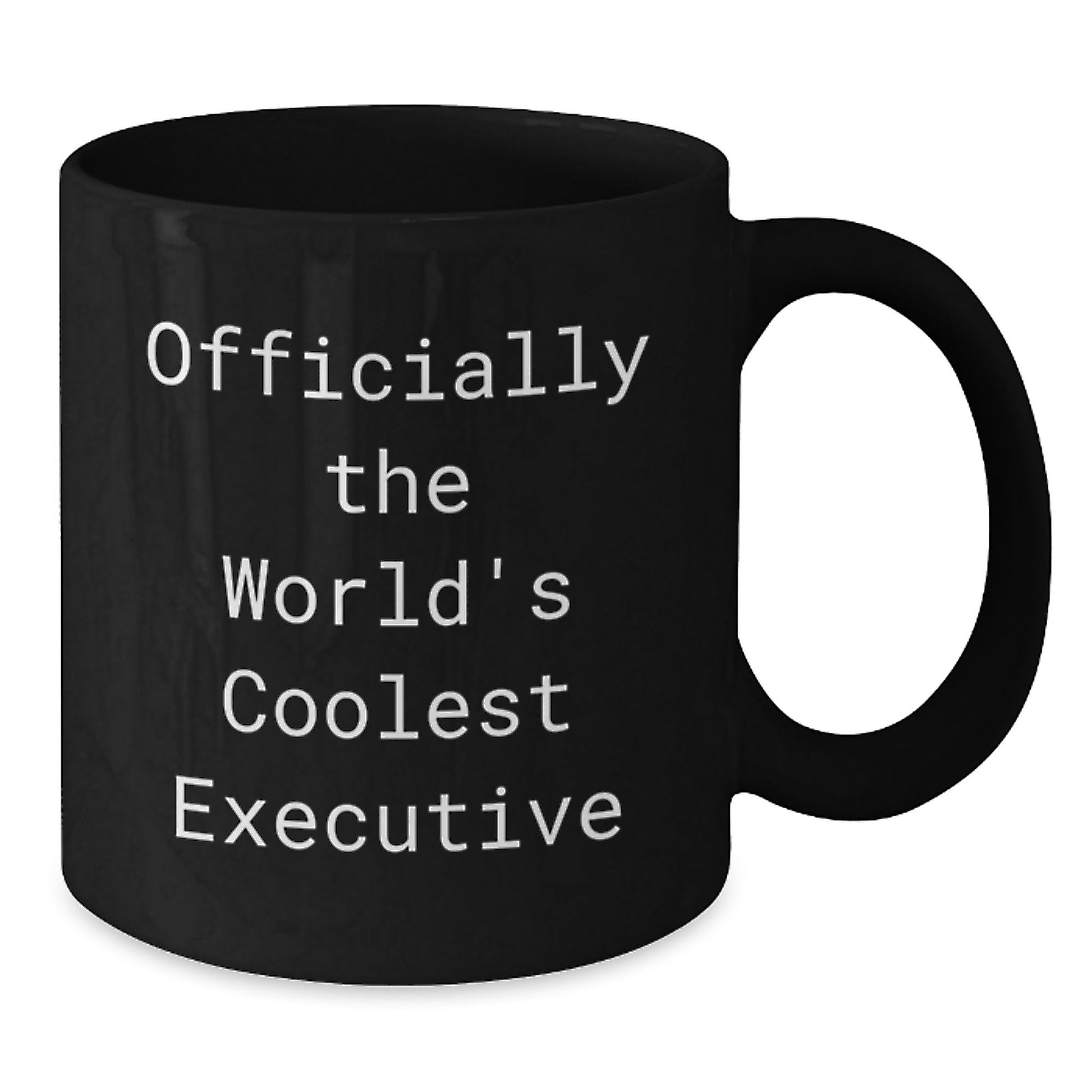 Executive Black Coffee Mugs, Funny Quote Gifts from Friends, Unique Christmas Memorable Presents for Executive Men and Women - The Buy Boom