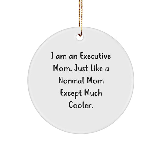 Executive Circle Ornaments Funny Mom Gifts from Family for Christmas - The Buy Boom