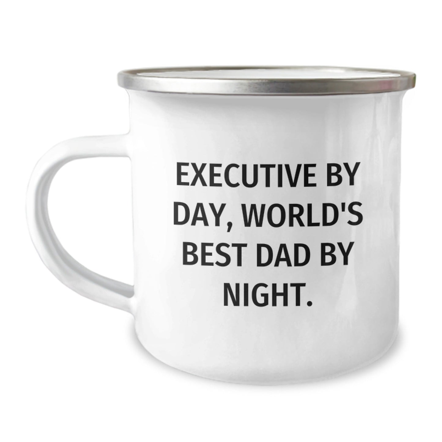 Executive Gifts - Funny Quote Camping Mug for Birthday, Gifts from Men, Gifts for Executive By Day, World's Best Dad By Night. - The Buy Boom