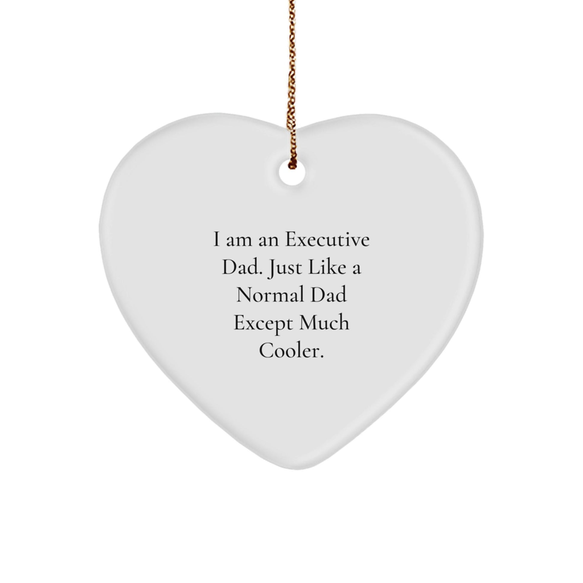 Executive Heart Ornament Gifts from Men to Executive Dads for Christmas - The Buy Boom
