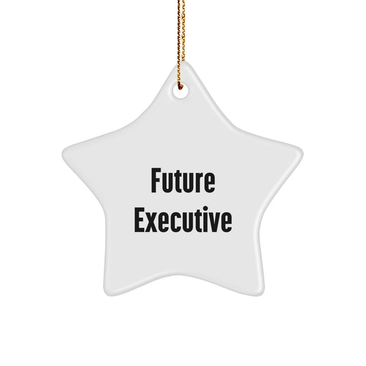 Executive Star Ornament Gifts from Friends for Future Executive Men, Funny Quote, Christmas Unique Gifts - The Buy Boom