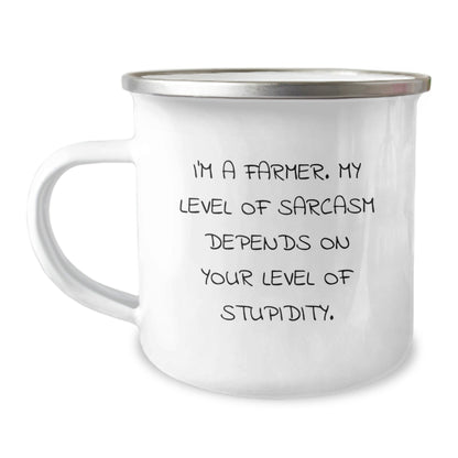 Farmer Funny Camping Mug Gifts from Friends for Farmer Graduation Unique Gifts - The Buy Boom