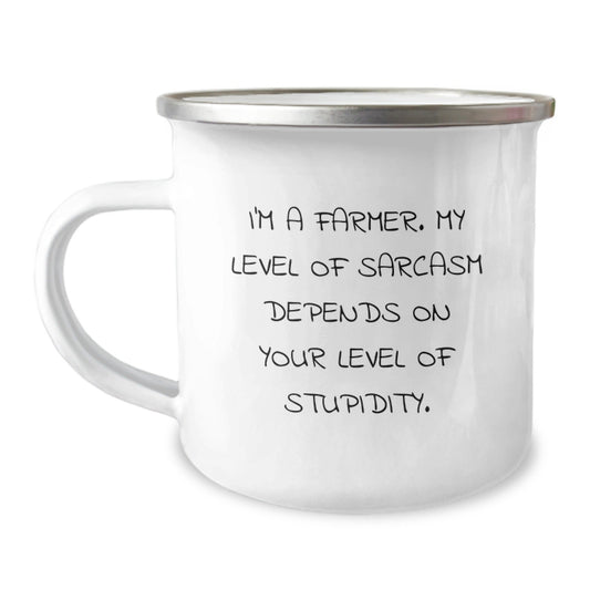 Farmer Funny Camping Mug Gifts from Friends for Farmer Graduation Unique Gifts - The Buy Boom