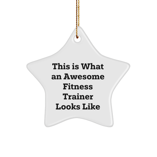 Fitness Trainer Gifts from Friends - This Is What An Awesome Star Ornament Looks Like - The Buy Boom