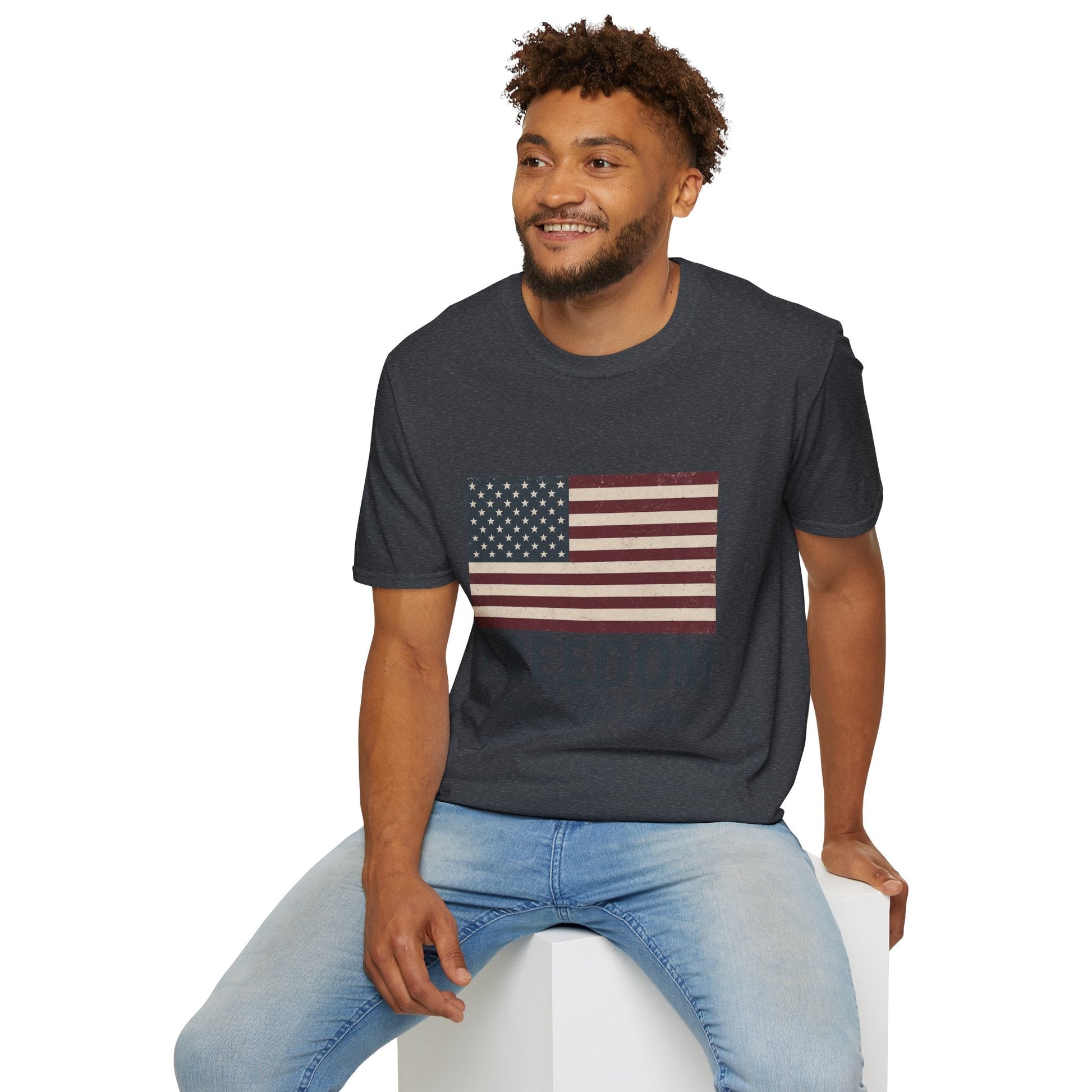 “Freedom Earned, Not Given” Patriotic T-Shirt – Soft Unisex Tee for Veterans, Independence Day & Everyday American Pride - The Buy Boom