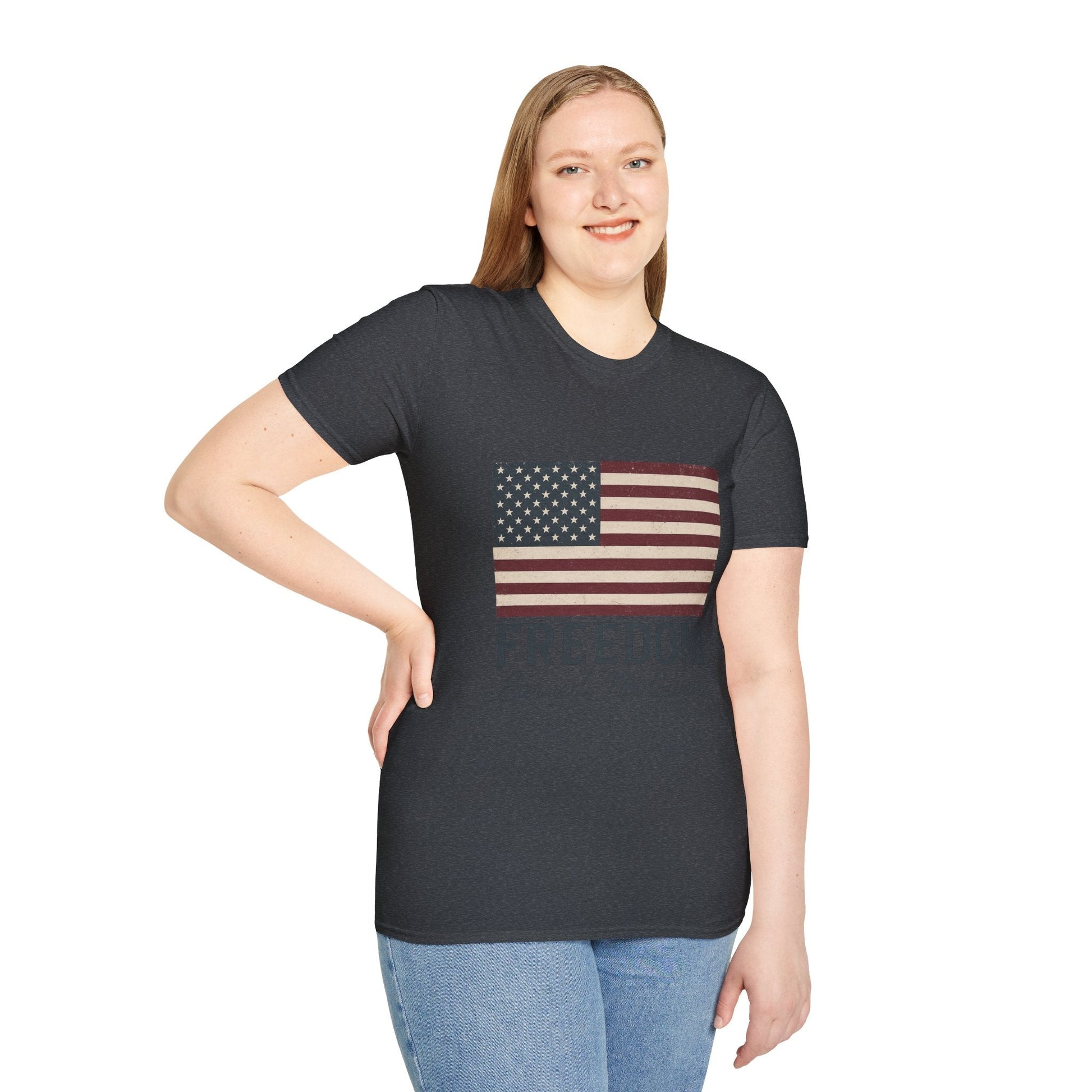“Freedom Earned, Not Given” Patriotic T-Shirt – Soft Unisex Tee for Veterans, Independence Day & Everyday American Pride - The Buy Boom