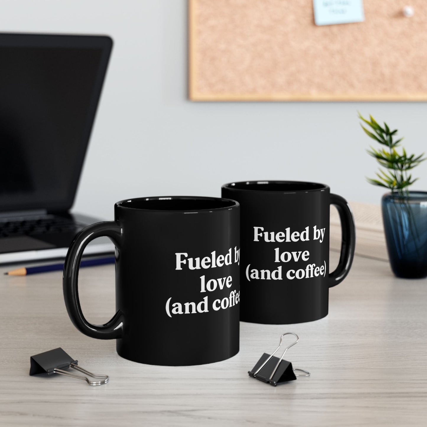 Fueled by Love and Coffee Mug – Perfect for Coffee Lovers | 11oz & 15oz Sizes - The Buy Boom