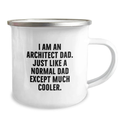 Fun Architect Dad Gifts for Men, Funny Camping Mug, Unique Christmas Memorable Presents from Friends to Family - The Buy Boom