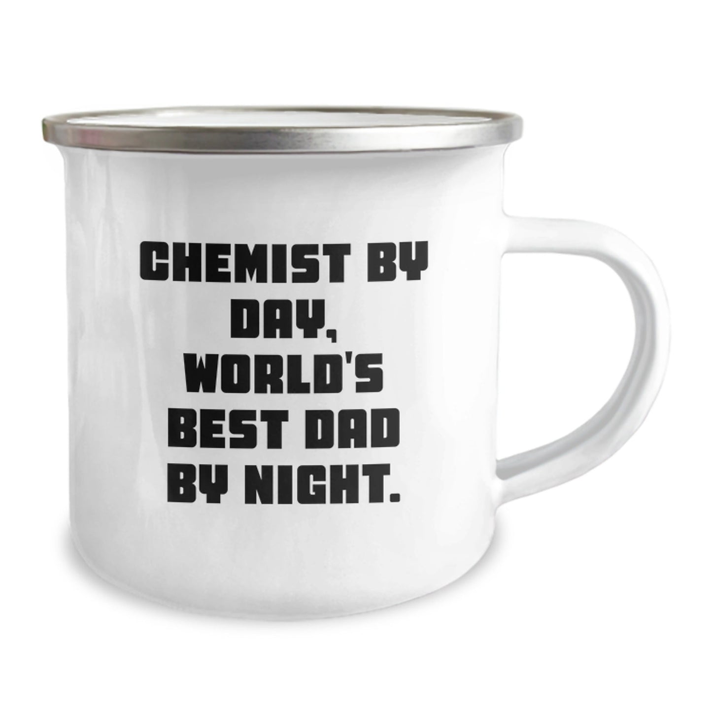 Fun Chemist Gifts by Day, Unique Camping Mug for Chemist By Night - Graduation Unique Gifts from Family to Chemist - The Buy Boom