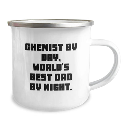 Fun Chemist Gifts by Day, Unique Camping Mug for Chemist By Night - Graduation Unique Gifts from Family to Chemist - The Buy Boom