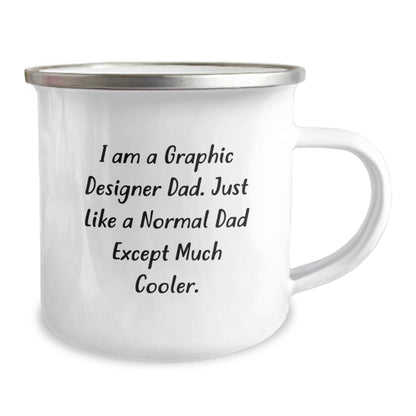 Fun Graphic Design Dad Camping Mug Gifts for Graphic Designer Men Christmas Unique Gifts from Dad - The Buy Boom