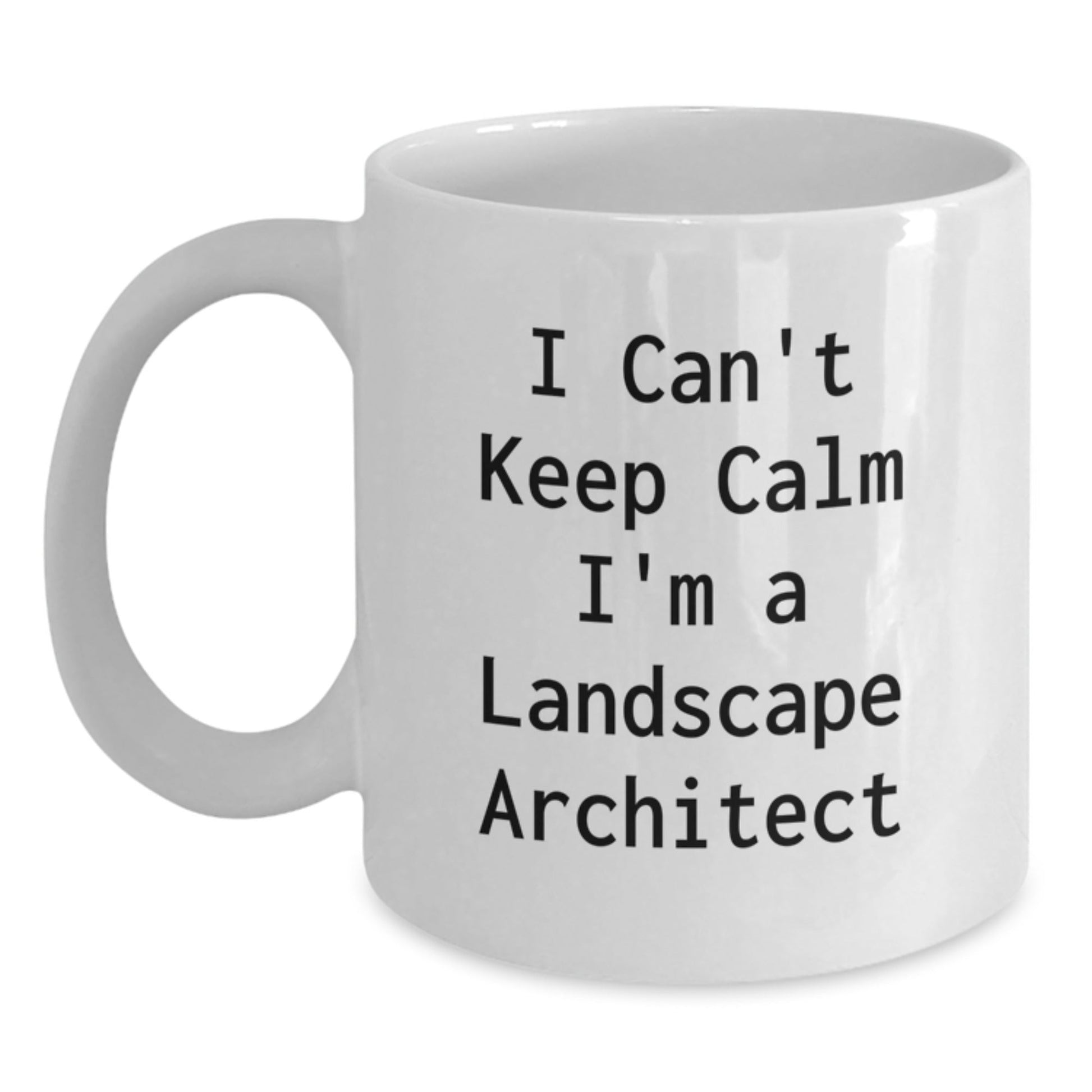 Fun Landscape Architect White Coffee Mugs, I Can't Keep Calm I'm A Landscape Architect, Funny Christmas Unique Gifts for Landscape Architects Men Women Friends Coworkers Family - The Buy Boom
