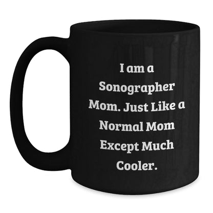 Fun Sonographer Gifts for Men, Women, and Coworkers - Unique Black Coffee Mugs for Sonographer Mom Friends, Inspirational Quote - Gifts from Friends and Family for Christmas - The Buy Boom