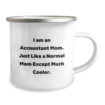 Funny Accountant Mom Camping Mug Gifts for Accountant Friends and Family from Mom - The Buy Boom