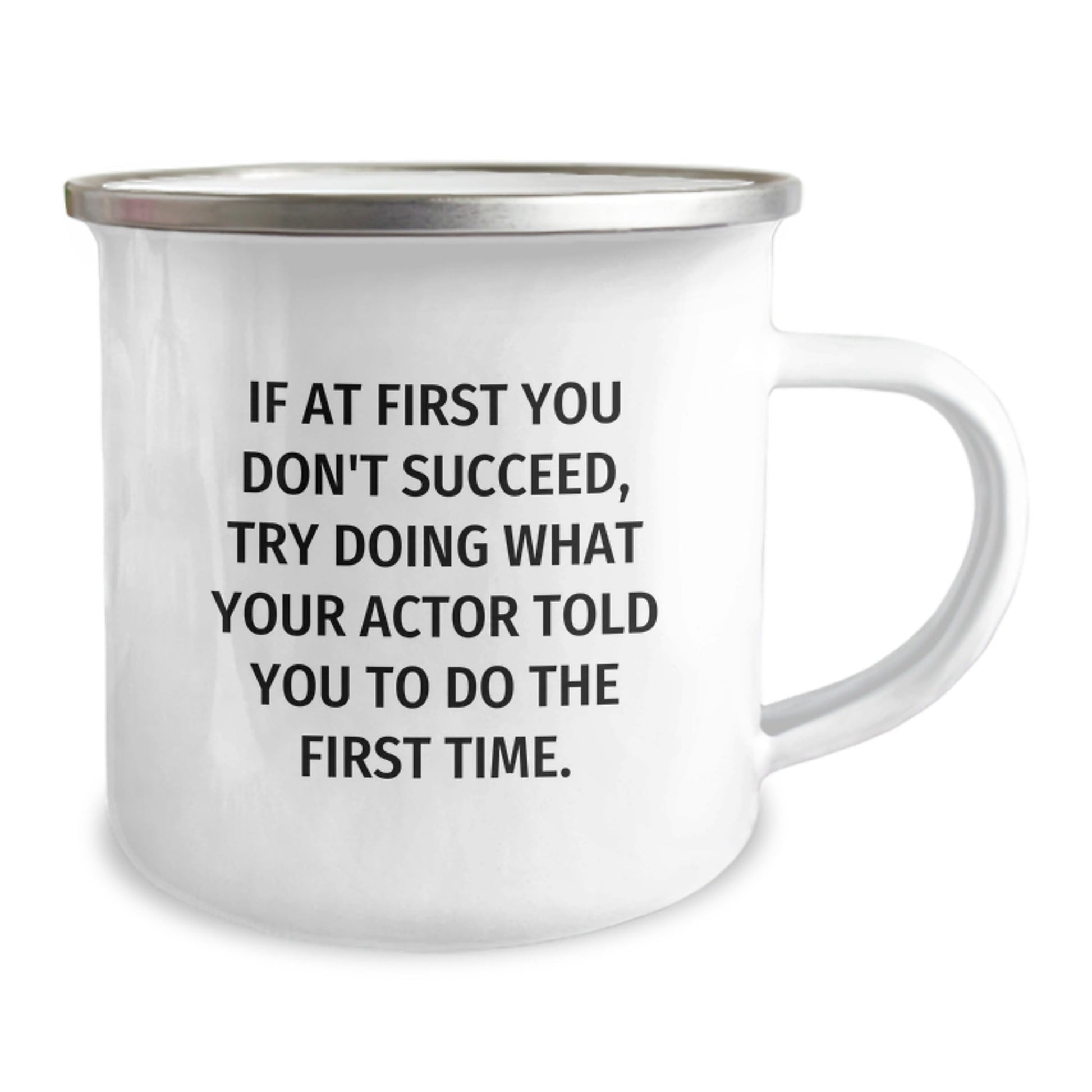 Funny Actor Camping Mug Gifts from Friends to Actor on Christmas Unique - The Buy Boom