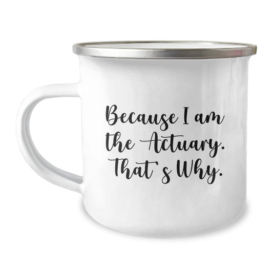 Funny Actuary Camping Mug Gifts for Actuary Friends from Family, Unique Christmas Memorable Presents for Men Women - The Buy Boom
