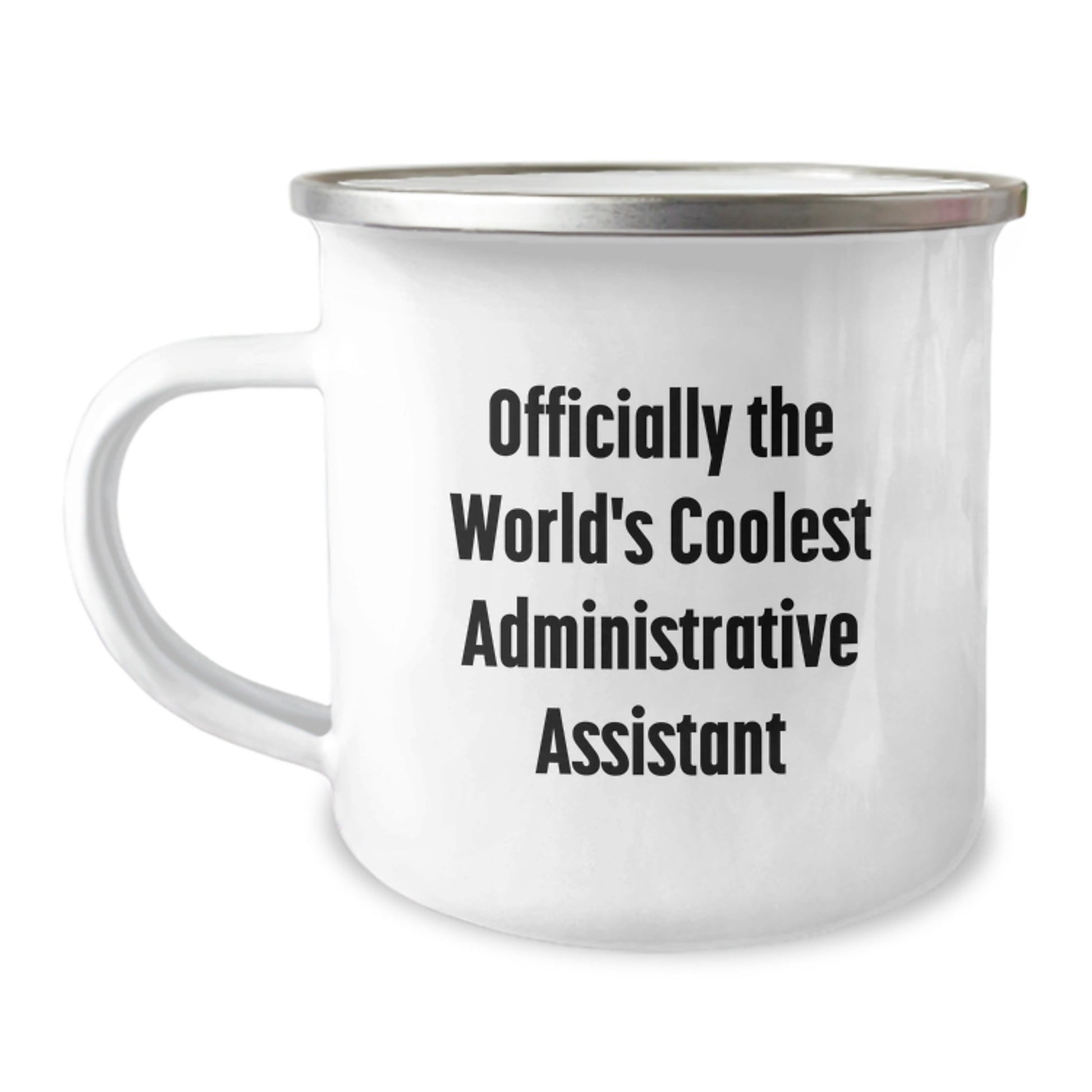 Funny Administrative Assistant Gifts from Friends, Officially The World's Coolest Administrative Assistant Camping Mug for Christmas Unique Gifts, Perfect for Men or Women - The Buy Boom