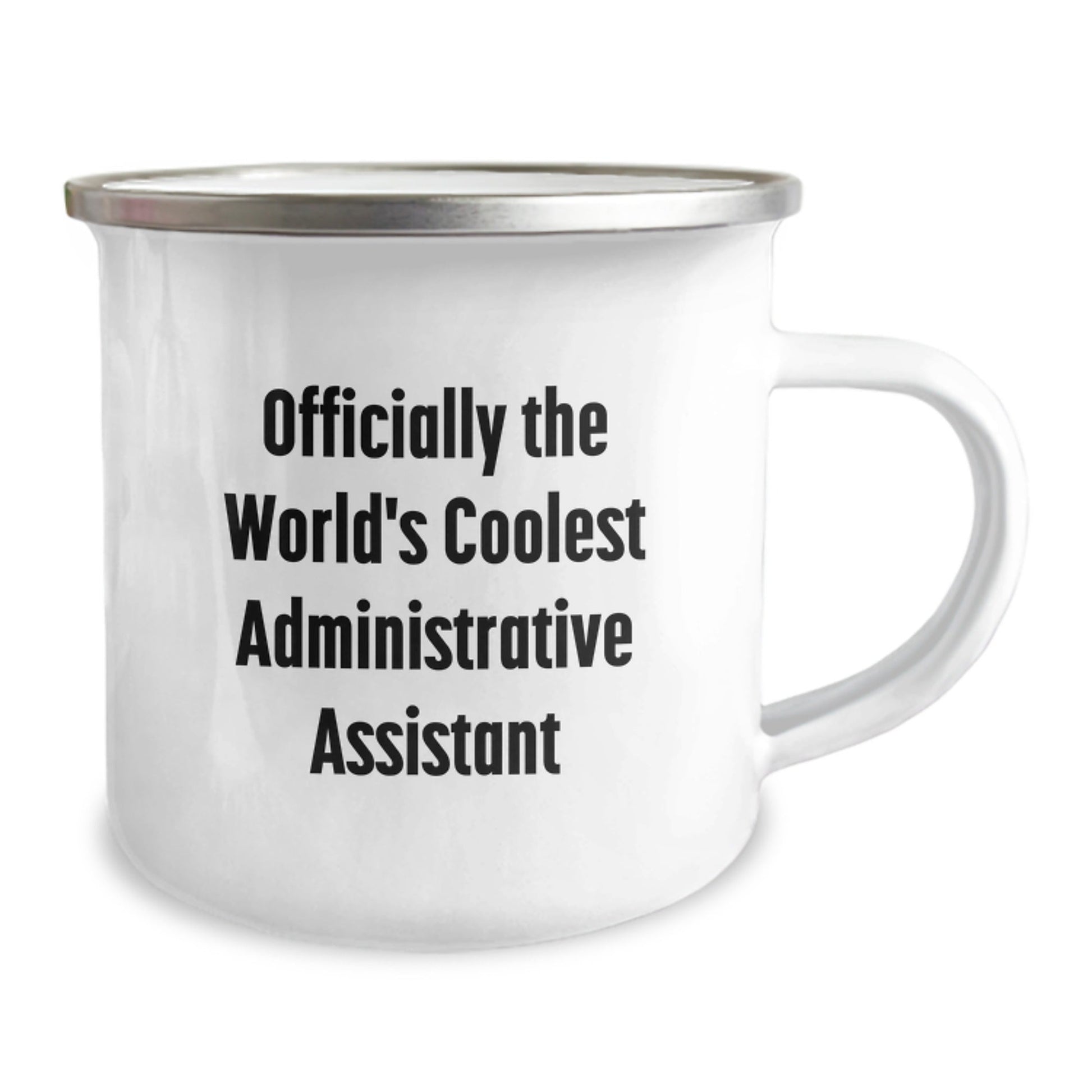 Funny Administrative Assistant Gifts from Friends, Officially The World's Coolest Administrative Assistant Camping Mug for Christmas Unique Gifts, Perfect for Men or Women - The Buy Boom