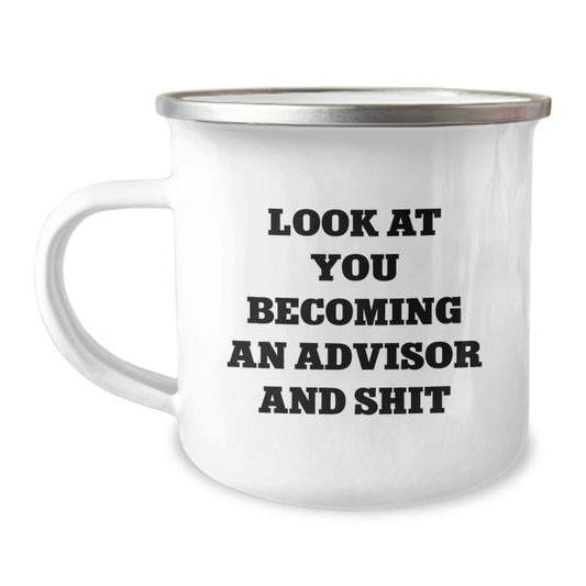 Funny Advisor Gifts for Men - Camping Mug for Christmas Unique Gifts from Friends and Family - The Buy Boom