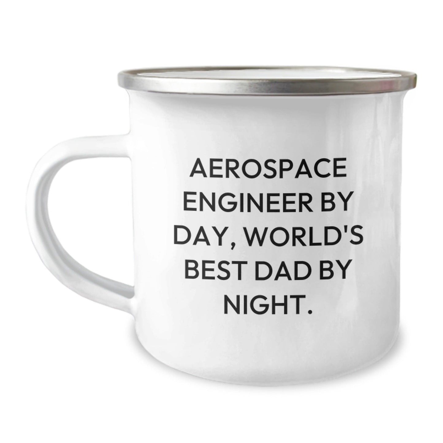 Funny Aerospace Engineer Gifts from Friends for Men Graduation Unique Gifts - Camping Mug 'By Day, World's Best Dad By Night.' - The Buy Boom