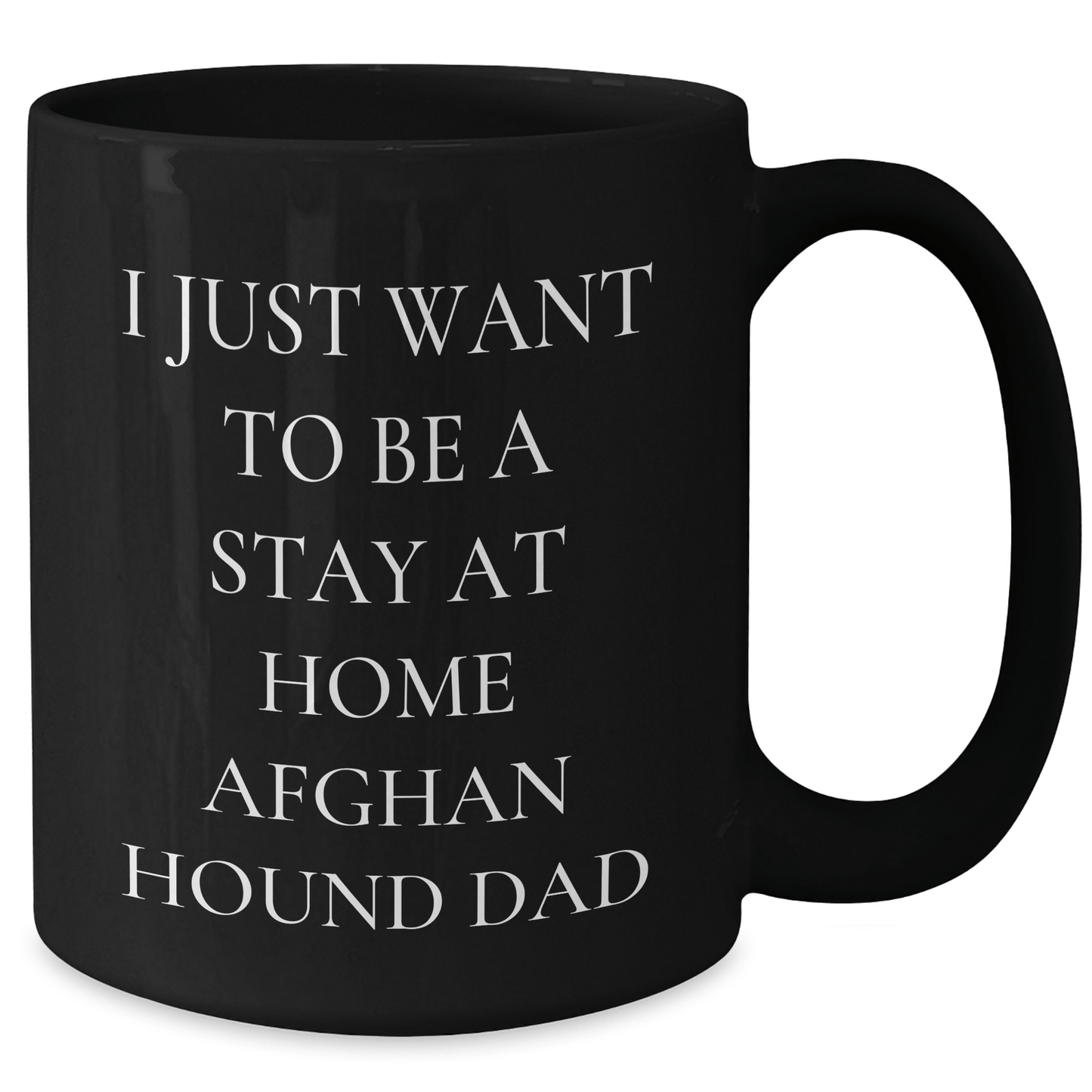 Funny Afghan Hound Dog Dad Gifts from Men to Stay at Home Dads, Black Coffee Mug for Father's Day - The Buy Boom