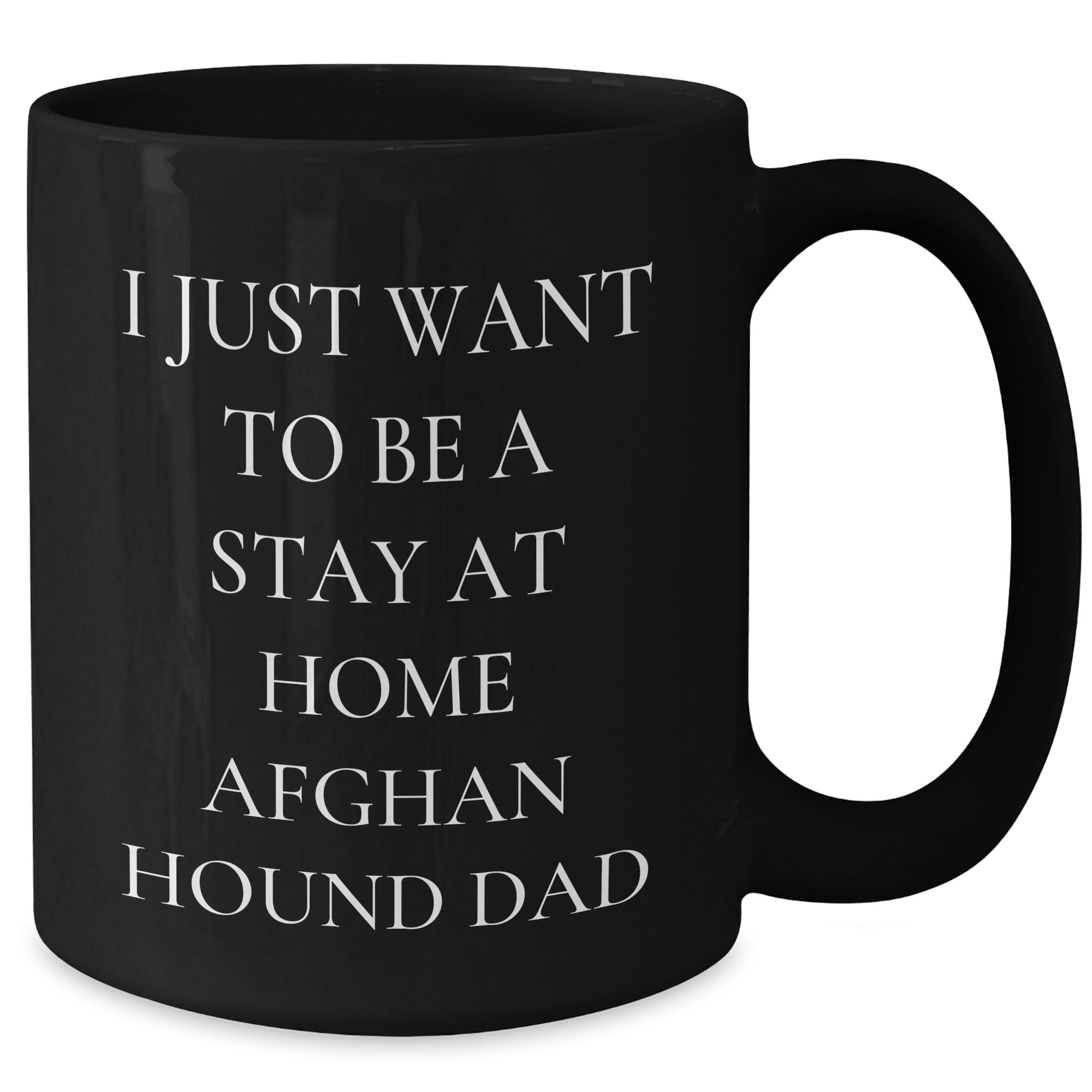 Funny Afghan Hound Dog Dad Gifts from Men to Stay at Home Dads, Black Coffee Mug for Father's Day - The Buy Boom