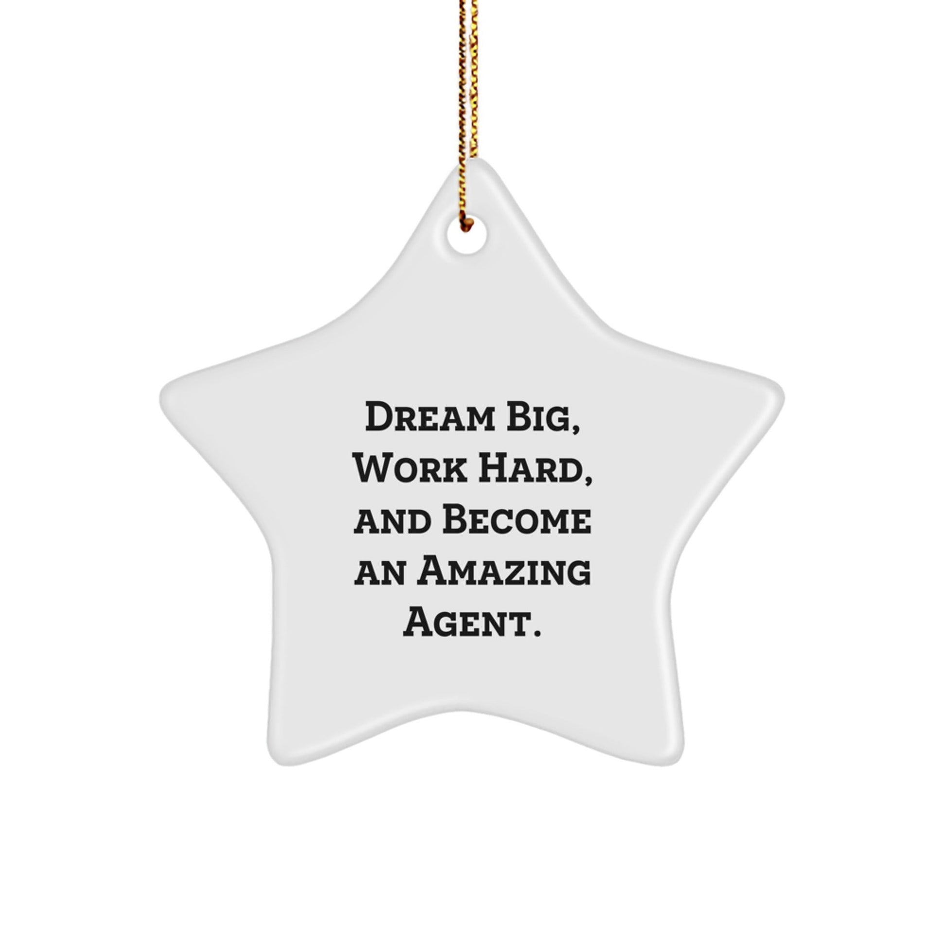 Funny Agent Star Ornament Gifts from Men Friends for Christmas Unique Presents - The Buy Boom