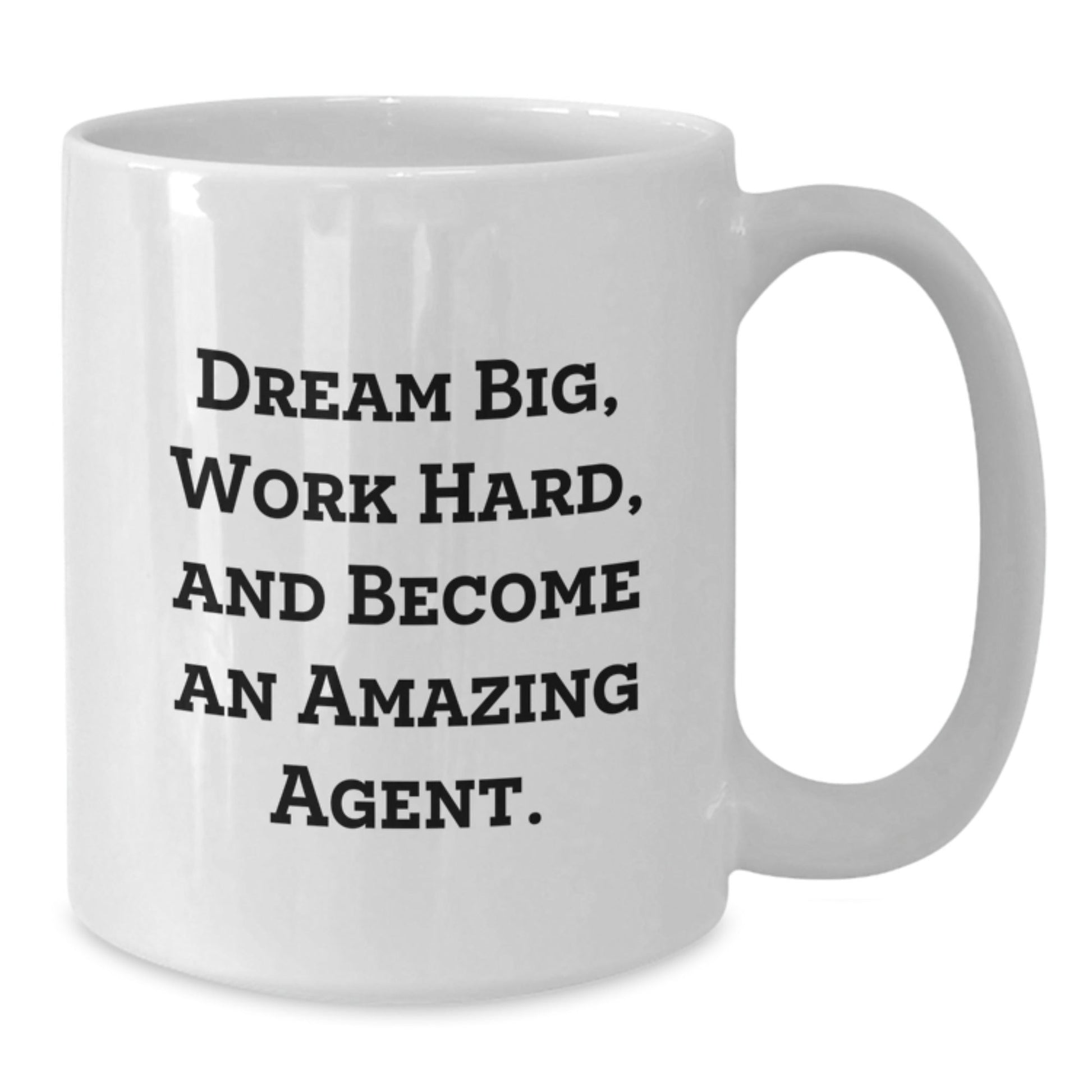 Funny Agent White Coffee Mug, Gifts for Agent Friends, Christmas Unique Presents from Family, White Ceramic 11oz or 15oz Capacity - The Buy Boom