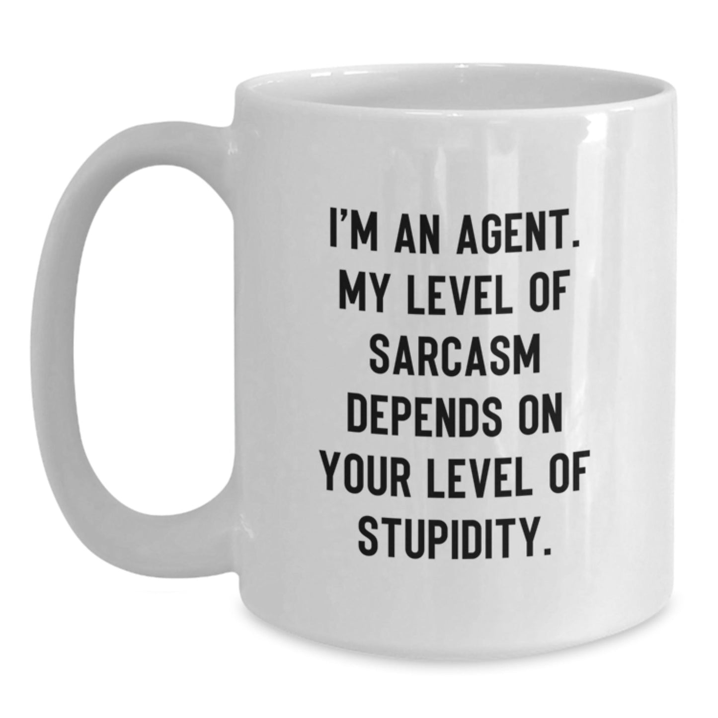 Funny Agent White Coffee Mug Gifts from Friends for Agent Men Christmas Morn - The Buy Boom