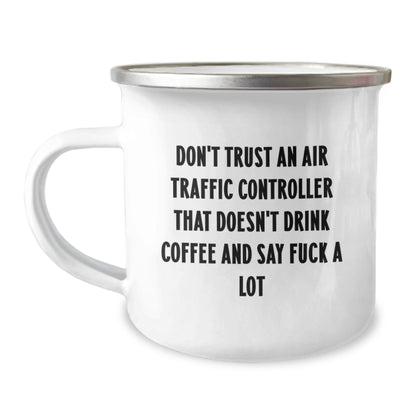 Funny Air Traffic Controller Gifts from Friends, Best Camping Mug for Men, Perfect Christmas Unique Gifts for Air Traffic Controller - The Buy Boom