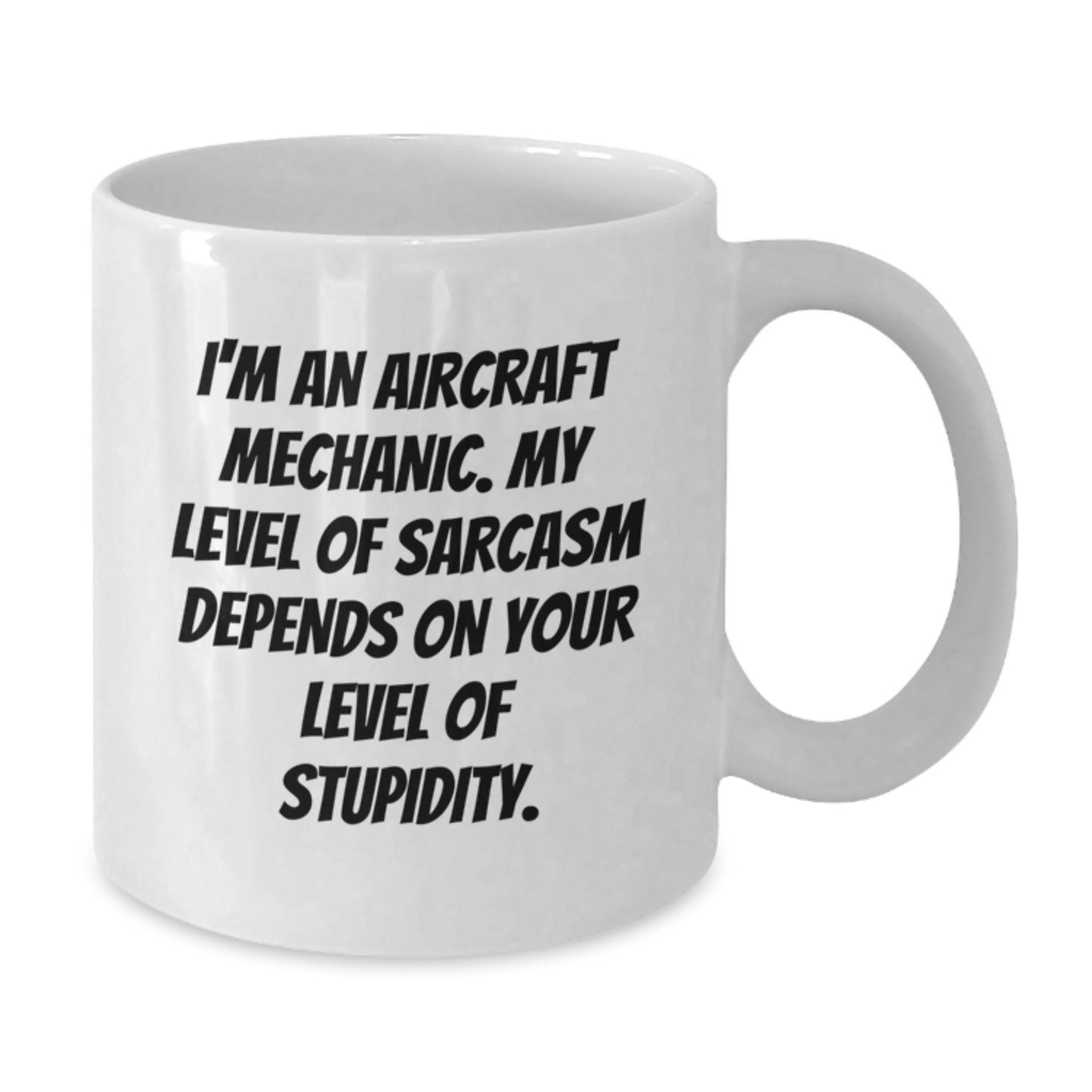 Funny Aircraft Mechanic Gifts from Men for Christmas Unique Aircraft Mechanic White Coffee Mug - The Buy Boom