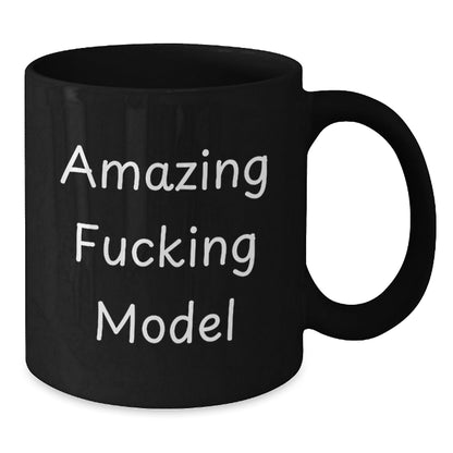 Funny Amazing F - king Model Quotes Black Coffee Mugs for Model Enthusiasts Gifts from Friends for Graduation - The Buy Boom