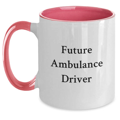 Funny Ambulance Driver Quotes, Gifts for Ambulance Driver from Friends, Unique Christmas Unique Gifts, Ambulance Driver Two Tone Coffee Mug - Funny Quote Coffee Mug for Ambulance Driver - The Buy Boom