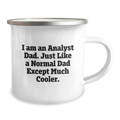 Funny Analyst Dad Camping Mug Gifts from Family for Men Christmas Unique Presents - The Buy Boom