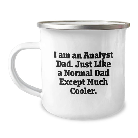 Funny Analyst Dad Camping Mug Gifts from Family for Men Christmas Unique Presents - The Buy Boom