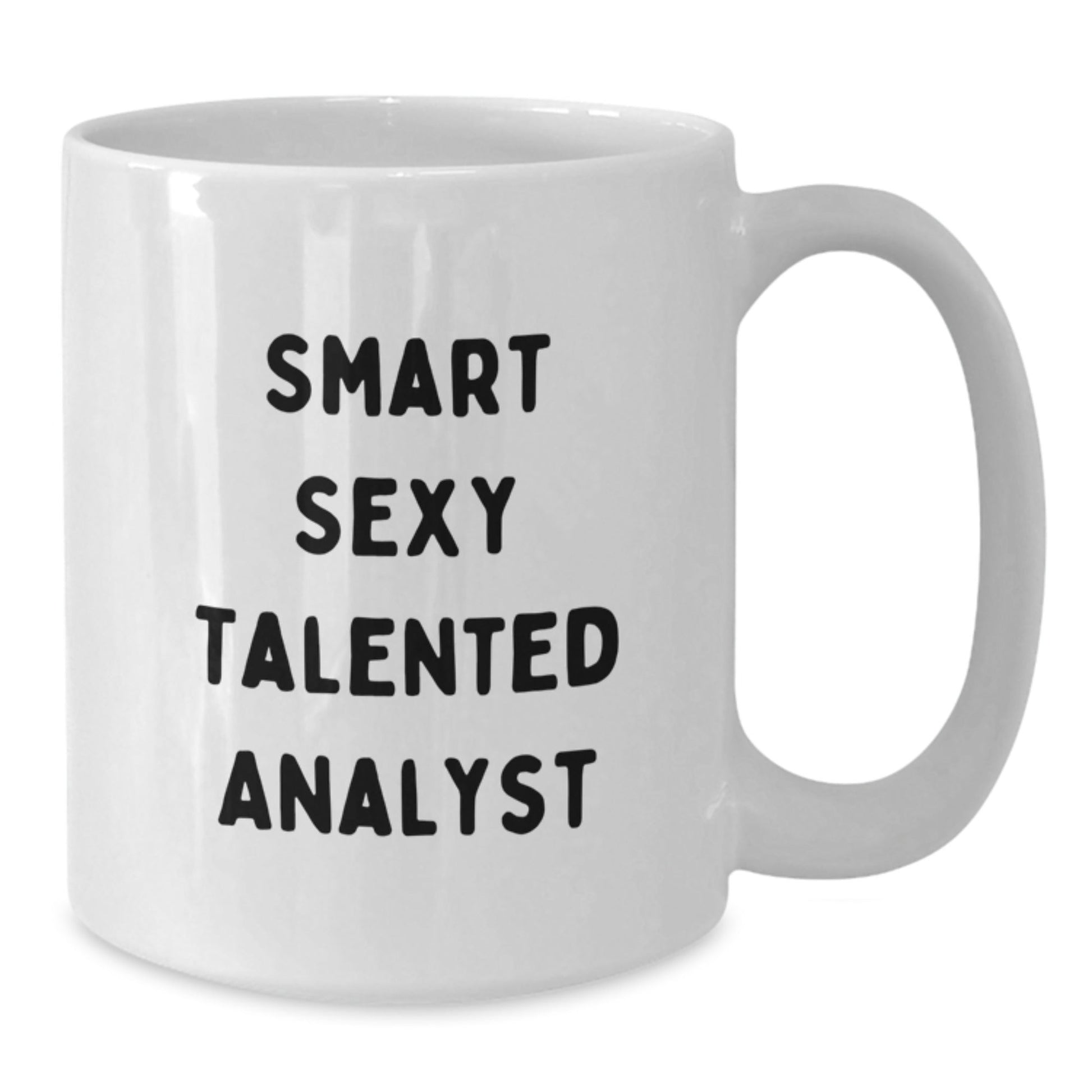 Funny Analyst Gift, White Coffee Mug for Smart Sexy Talented Birthday, 'I'm an Analyst, Hear Me Roar!' - Gifts from Friends, Coworkers, Family, Perfect for Men, Women, Colleagues - The Buy Boom