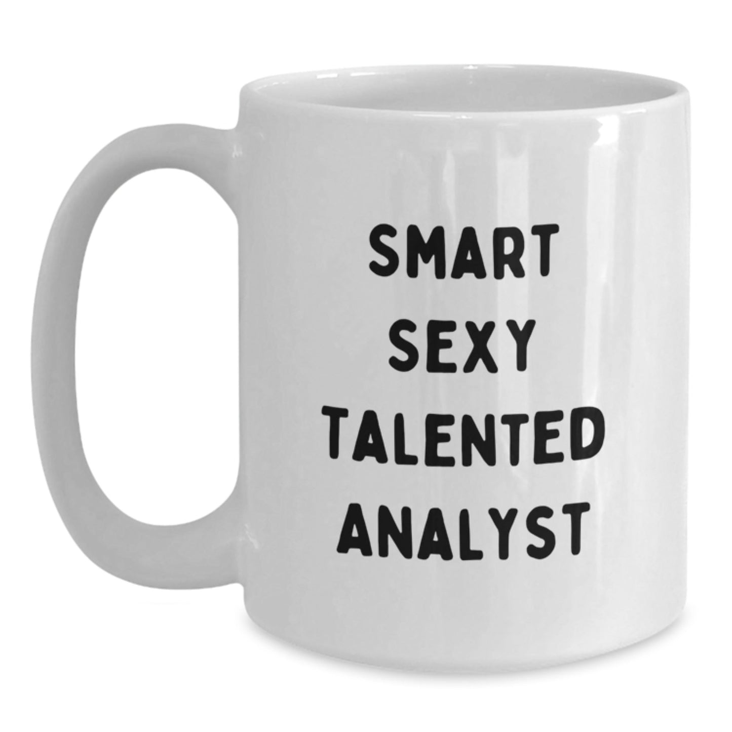 Funny Analyst Gift, White Coffee Mug for Smart Sexy Talented Birthday, 'I'm an Analyst, Hear Me Roar!' - Gifts from Friends, Coworkers, Family, Perfect for Men, Women, Colleagues - The Buy Boom