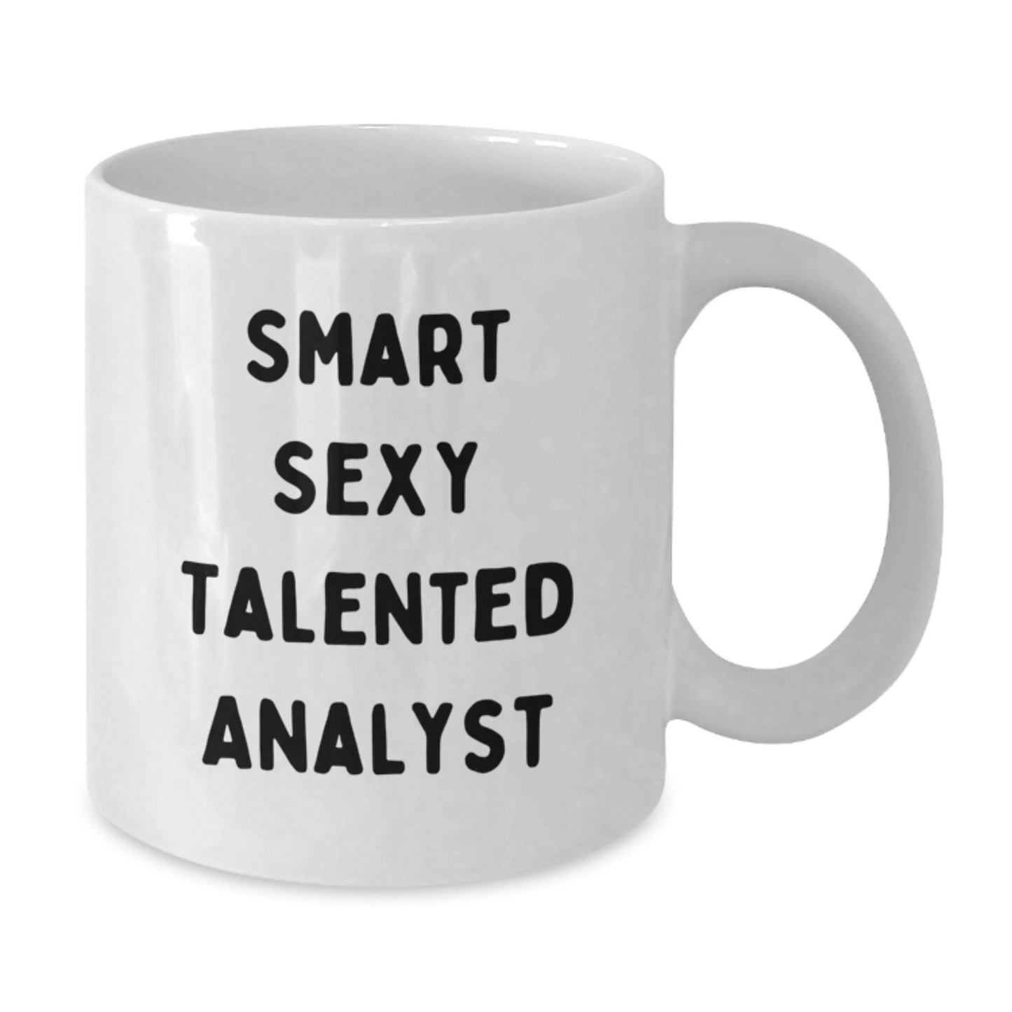 Funny Analyst Gift, White Coffee Mug for Smart Sexy Talented Birthday, 'I'm an Analyst, Hear Me Roar!' - Gifts from Friends, Coworkers, Family, Perfect for Men, Women, Colleagues - The Buy Boom