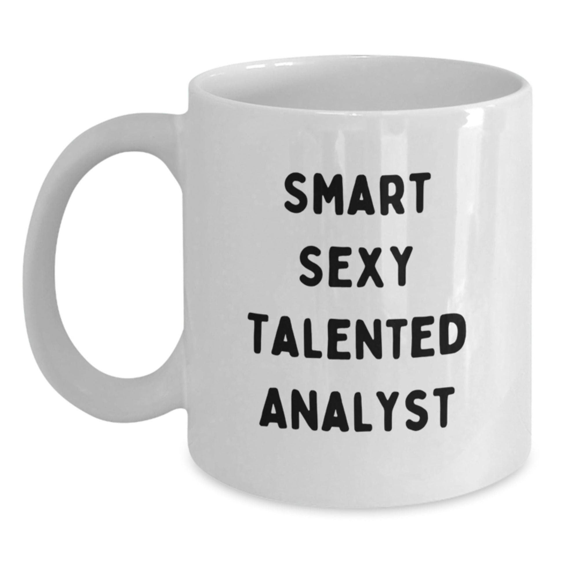 Funny Analyst Gift, White Coffee Mug for Smart Sexy Talented Birthday, 'I'm an Analyst, Hear Me Roar!' - Gifts from Friends, Coworkers, Family, Perfect for Men, Women, Colleagues - The Buy Boom