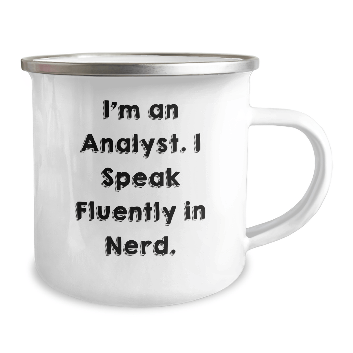 Funny Analyst Mug for Mom – I Speak Fluently in Genius – 12 oz - The Buy Boom