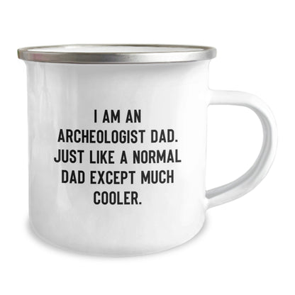 Funny Archeologist Dad Gifts for Men - Camping Mug for Christmas Unique Gifts from Friends - The Buy Boom