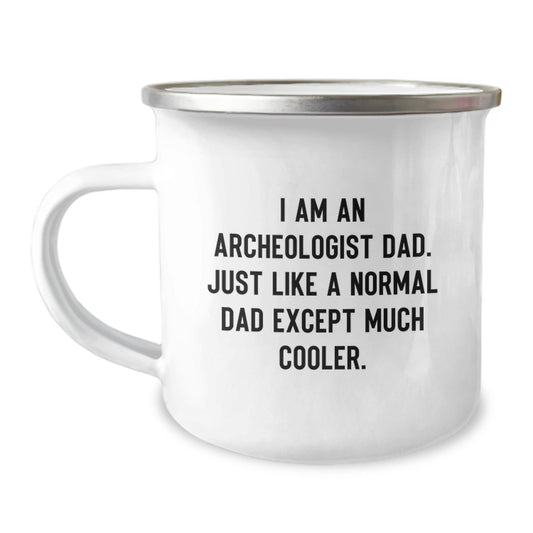 Funny Archeologist Dad Gifts for Men - Camping Mug for Christmas Unique Gifts from Friends - The Buy Boom