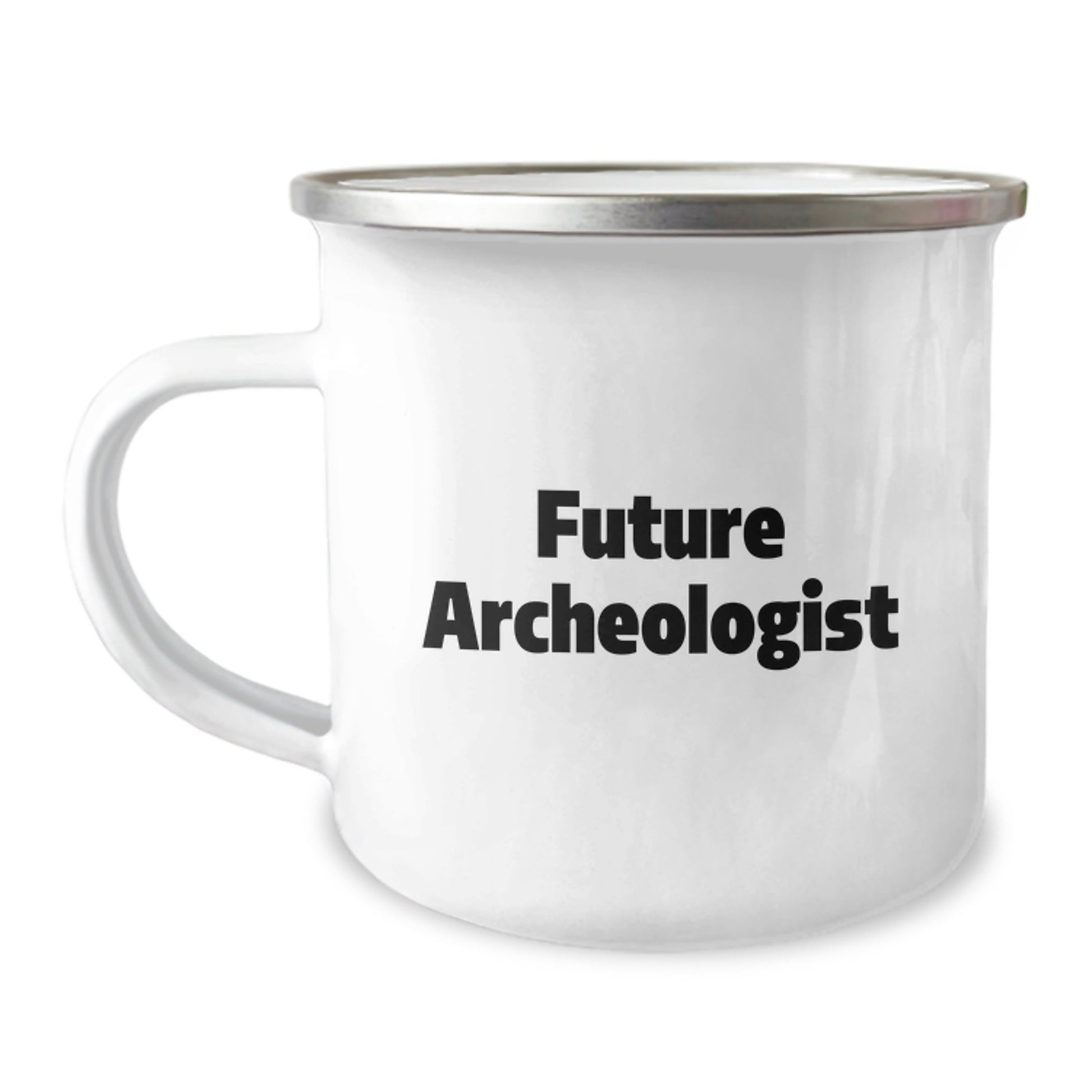 Funny Archeologist Gifts for Friends - Future Archeologist Camping Mug, Unique Christmas Unique Gifts from Men, Archeologist Enthusiast Mug, Stainless Steel with Enamel Finish - The Buy Boom