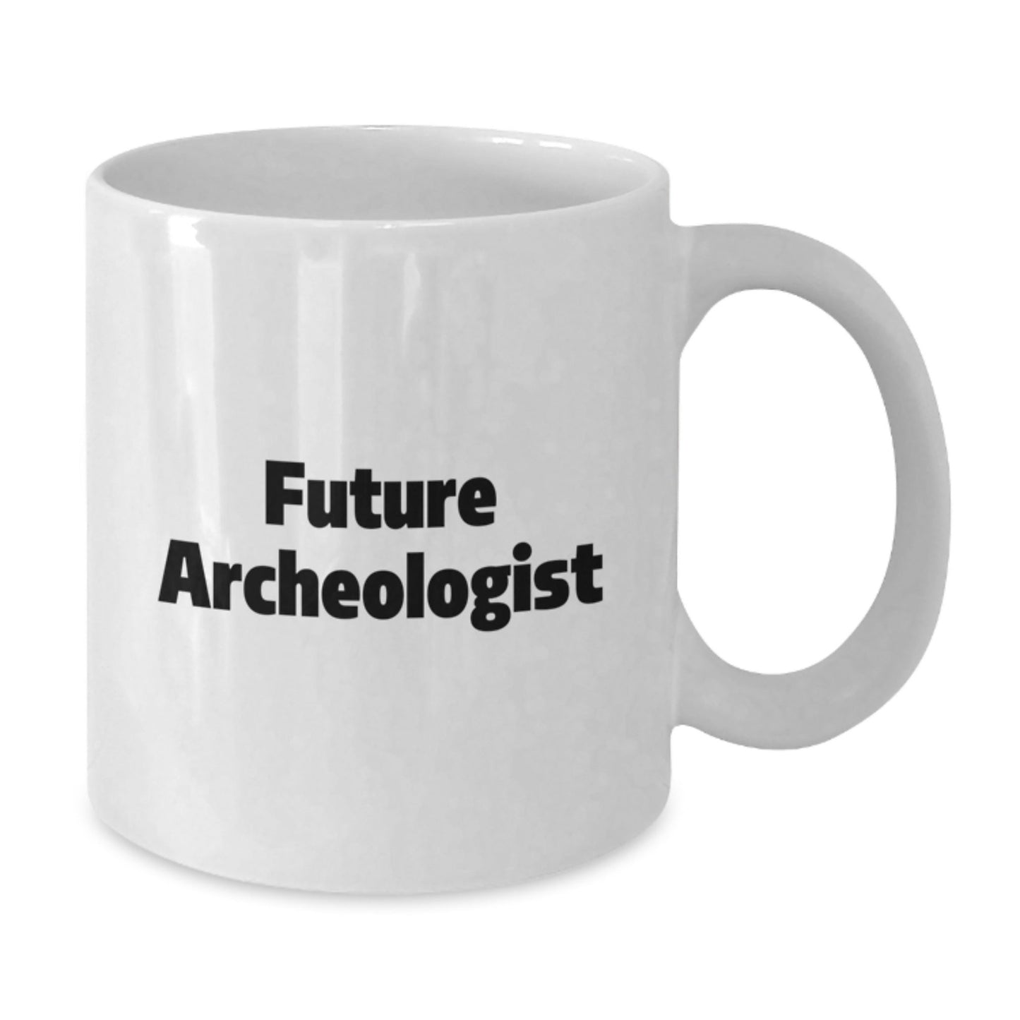 Funny Archeologist Gifts for Men, White Coffee Mug, 'Future Archeologist' Quote, Christmas Unique Gifts from Friends - The Buy Boom